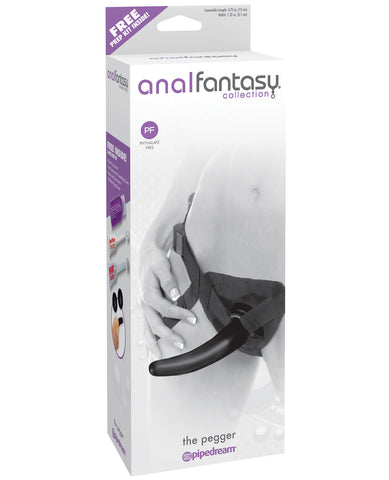 Anal Fantasy Collection The Pegger - Black, Anal Products,- www.gspotzone.com