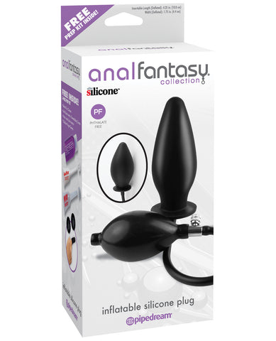 Anal Fantasy Collection Inflatable Silicone Plug, Anal Products,- www.gspotzone.com