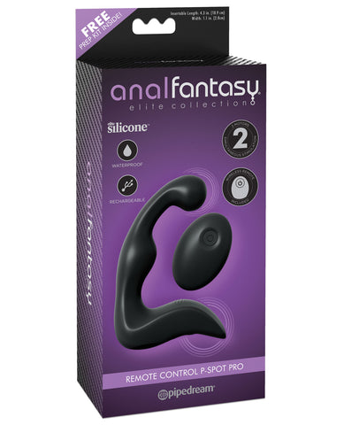 Anal Fantasy Elite Collection Remote Control P-Spot Pro - Black