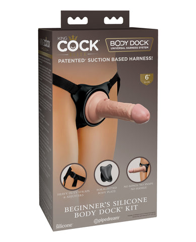 King Cock Elite Beginner's Silicone Body Dock Kit