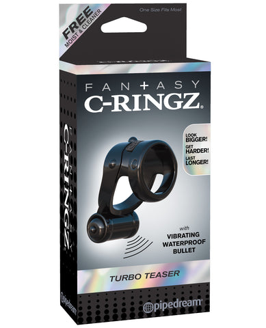 Fantasy C-Ringz Turbo Teazer - Black