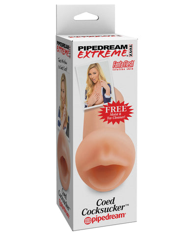 Pipedream Extreme Toyz Coed Cocksucker Masturbator - Flesh