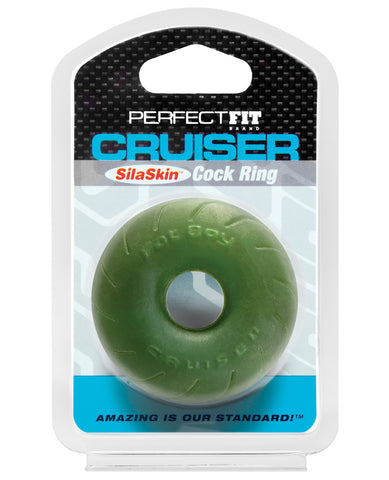 Perfect Fit SilaSkin Cruiser Ring - Green