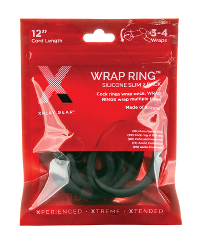 Xplay Gear 12" Slim Warp Ring - Black Pack of 2