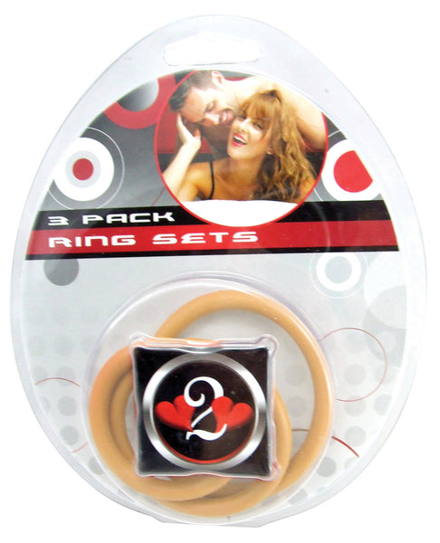 Nitrile Ring - Nude Set of 3