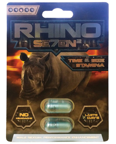 Rhino 7 II - 2 Capsule Blister