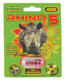 Rhino 5 4000 - 1 Capsule Blister