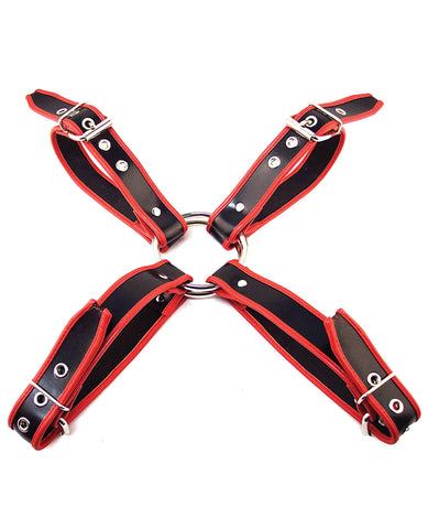 Rouge Chest Harness - Black/Red