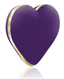 Rianne S Heart Vibe w/Cosmetic Case - Deep Purple