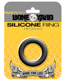 Boneyard 1.6" Silicone Ring - Black