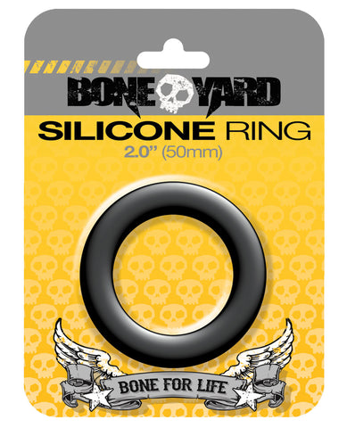 Boneyard 2.0" Silicone Ring - Black