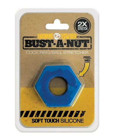 Boneyard Bust a Nut Cock Ring - Blue