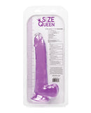 Size Queen 8" Dildo - Purple
