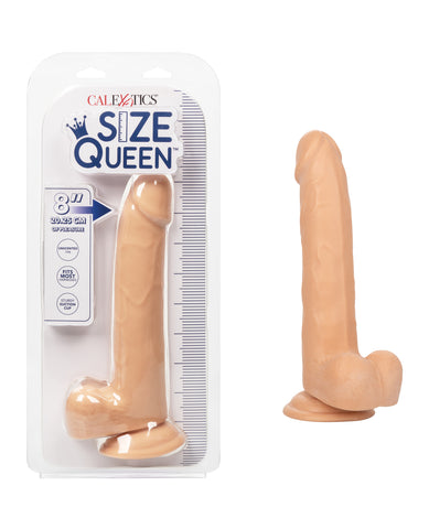 Size Queen 8" Dildo - Ivory