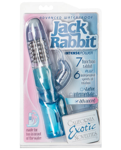 Advanced Waterproof Jack Rabbit - Blue, Vibrators,- www.gspotzone.com
