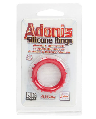 Adonis Atlas Silicone Ring - Black, Penis Enhancement,- www.gspotzone.com