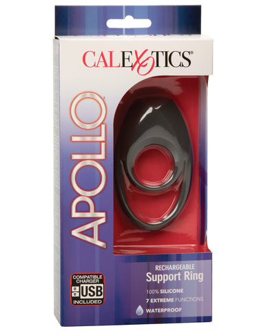 Apollo Rechargeable Support Ring - Gray, Penis Enhancement,- www.gspotzone.com