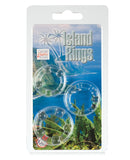 Silicone Island Rings - Clear