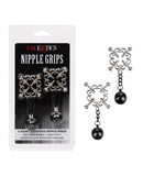 Nipple Grips 4-Point Weighted Nipple Press - Silver
