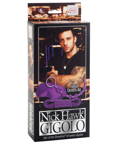 Nick Hawk Gigolo Sinful Desires Kit - Purple