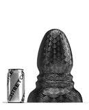 665 STRETCH'R Ripple Butt Plug - XL Black Metallic