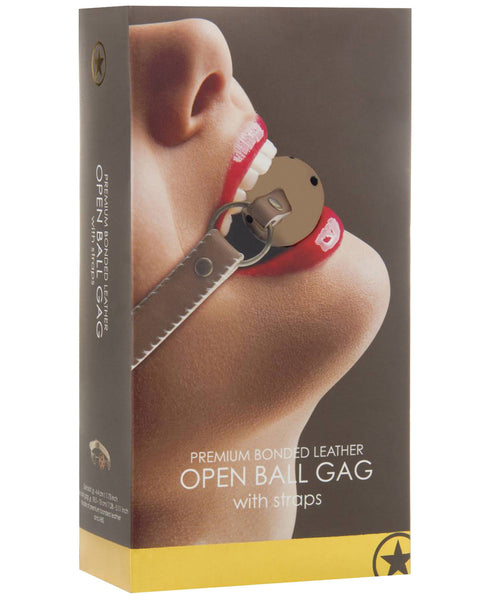 Shots Ouch Open Ball Gag  - Mocca