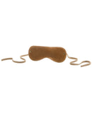 Shots Ouch Leather Eye Mask - Brown