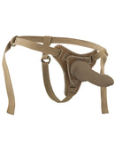 Shots Ouch Leather Strap-On w/Straps  - Mocca