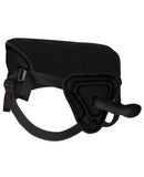 Shots Ouch Deluxe Silicone 8" Strap On - Black