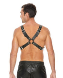 Shots Ouch Men's Large Buckle Harness - Black