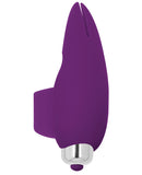 Shots Simplicity Piers Finger Vibrator - 10 Speed Purple