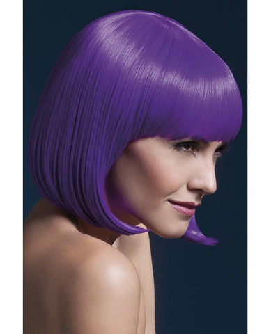 Smiffy The Fever Wig Collection Elise - Neon Purple
