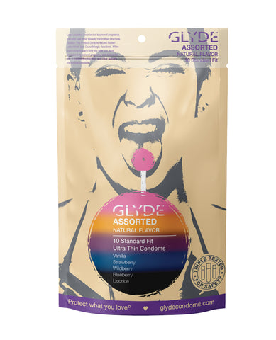 Glyde Assorted Flavors - Pack of 10