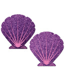 Tease Mermaid Glitter Purple & Pink Seashell O/S