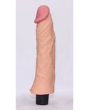 Voodoo Get Lucky 8.3" Real Skin Series Vibrating - Flesh