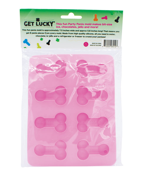 Get Lucky Penis Party/Chocolate Ice Tray - Pink