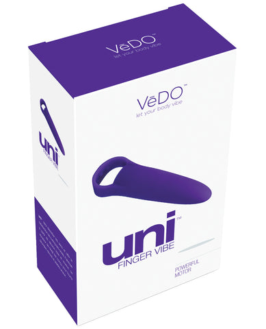 VeDO Uni Vibrating Finger Vibe - Into You Indigo