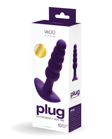 VeDO Plug Rechargeable Anal Plug  - Purple
