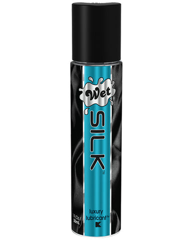 Wet Silk Water Silicone Hybrid Personal Lubricant - 1 oz Bottle