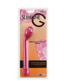 Slimline G 8" Vibrator - Pink