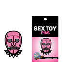 Wood Rocket Sex Toy Bondage Mask Large Pin - Pink