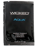 Wicked Sensual Care Collection Aqua Packette Waterbased Lubricant - .1 oz Fragrance Free