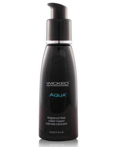Wicked Sensual Care Collection Aqua Waterbased Lubricant - 2 oz Fragrance Free