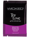 Wicked Sensual Care Collection Toy Love Water Based Lubricant - 3 ml Fragrance Free