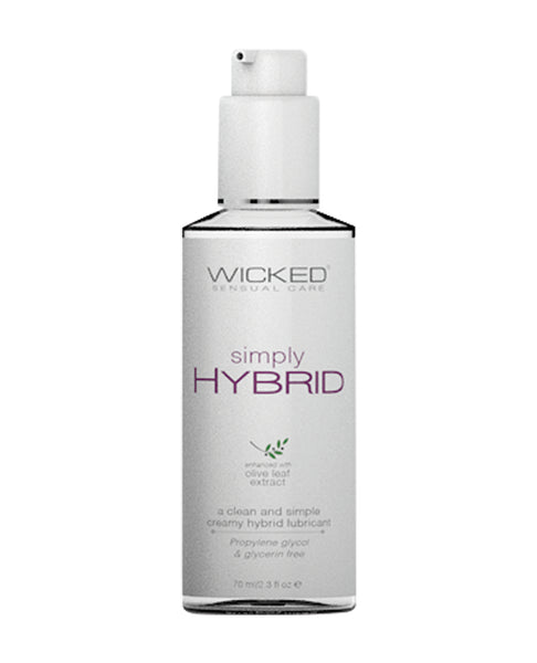 Wicked Sensual Care Simply Hybrid Lubricant - 2.3 oz Fragrance Free