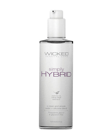 Wicked Sensual Care Simply Hybrid Lubricant - 4 oz Fragrance Free