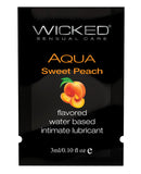 Wicked Sensual Care Waterbased Lubricant - .1 oz Sweet Peach