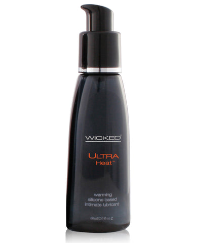 Wicked Sensual Care Collection Ultra Heat Silicone Based Lubricant - 2 oz Fragrance Free