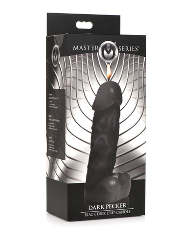 Master Series Dark Pecker Dick Drip Candle - Black